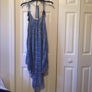 volcom asymmetrical cut dress/ coverup